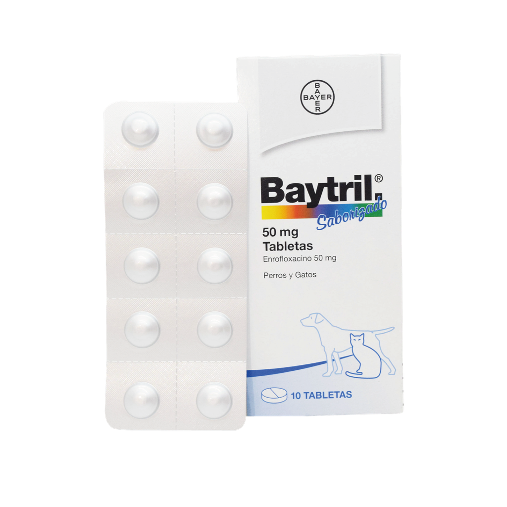 BAYTRIL 50 MG X 10 TABLETAS