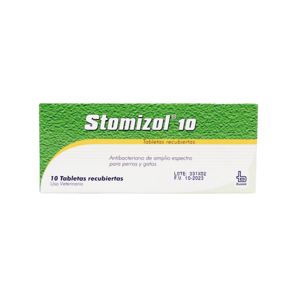 STOMIZOL 10 MG CAJA X 10 TAB