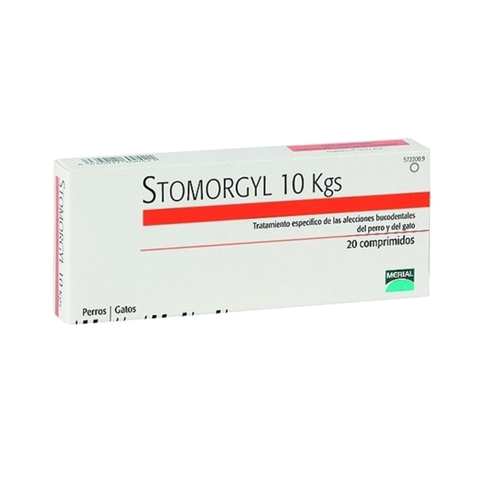 STOMORGYL 10 X 600 MG CAJA X 20 TABLETAS