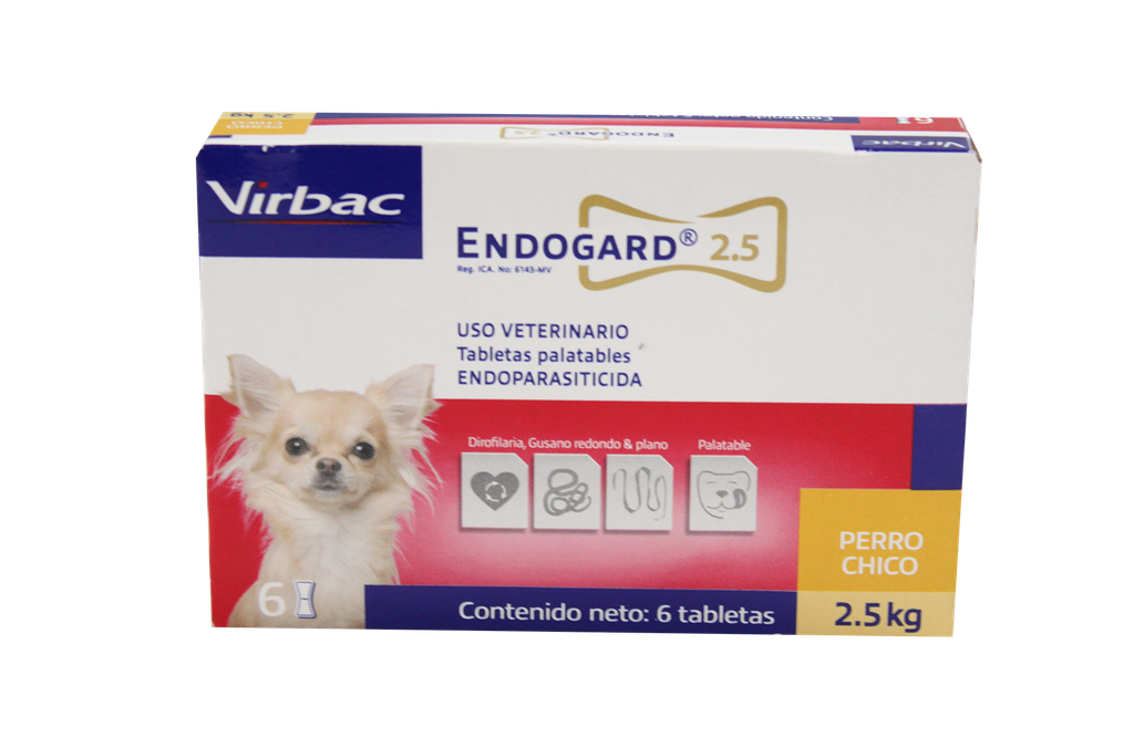 ENDOGARD 2,5 KG ORAL TABLETA X 6 UDS