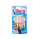 SNACK CREMOSO PARA GATO INABA CHURU ATUN Y VIEIRA 4 TUBOS X 56 G