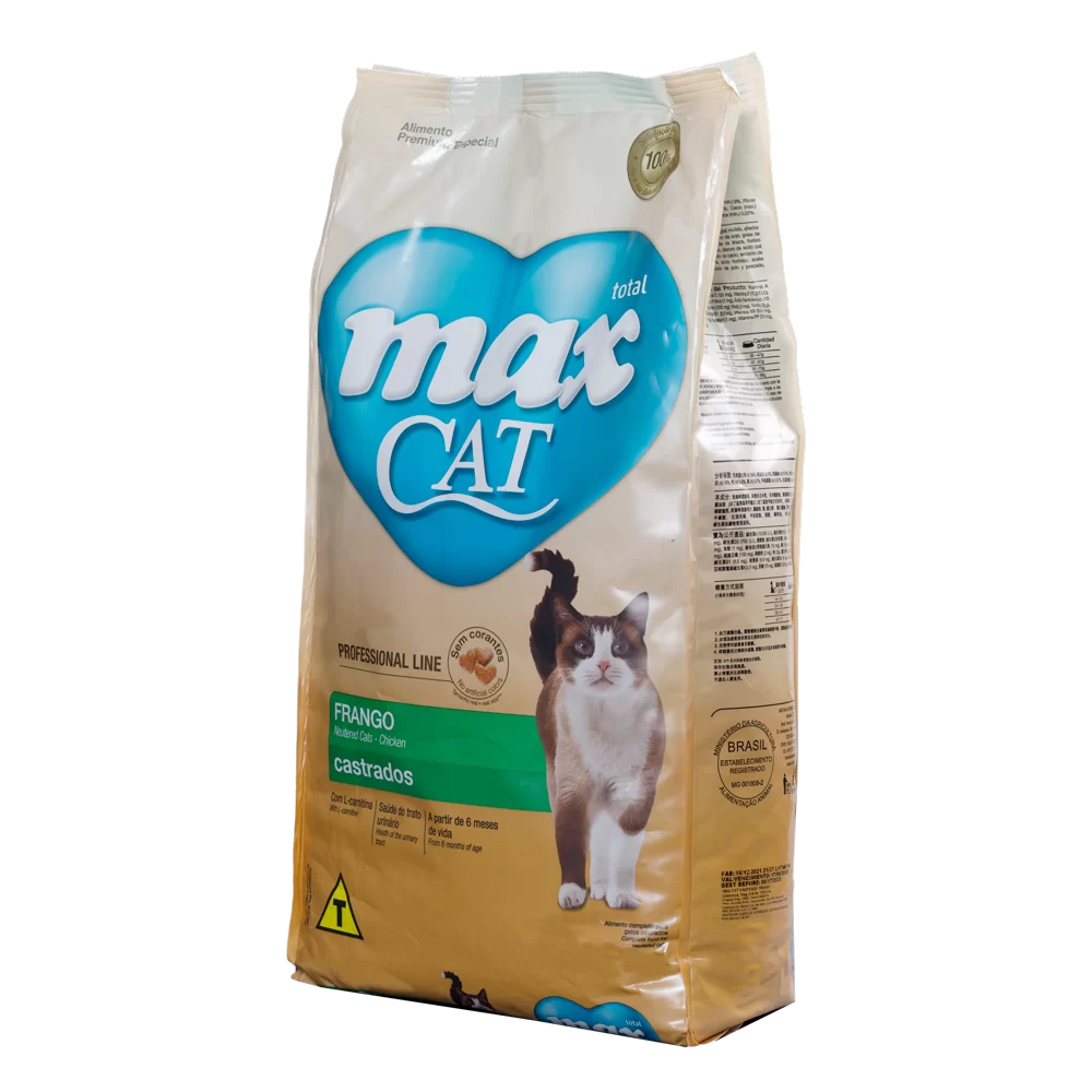 F MAX CAT CASTRADO FRANGO 1 KG