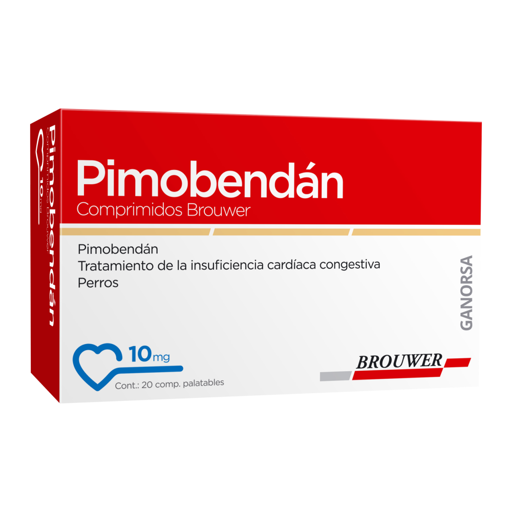 PIMOBENDAN BROUWER 10 MG BLISTER X 4 TAB