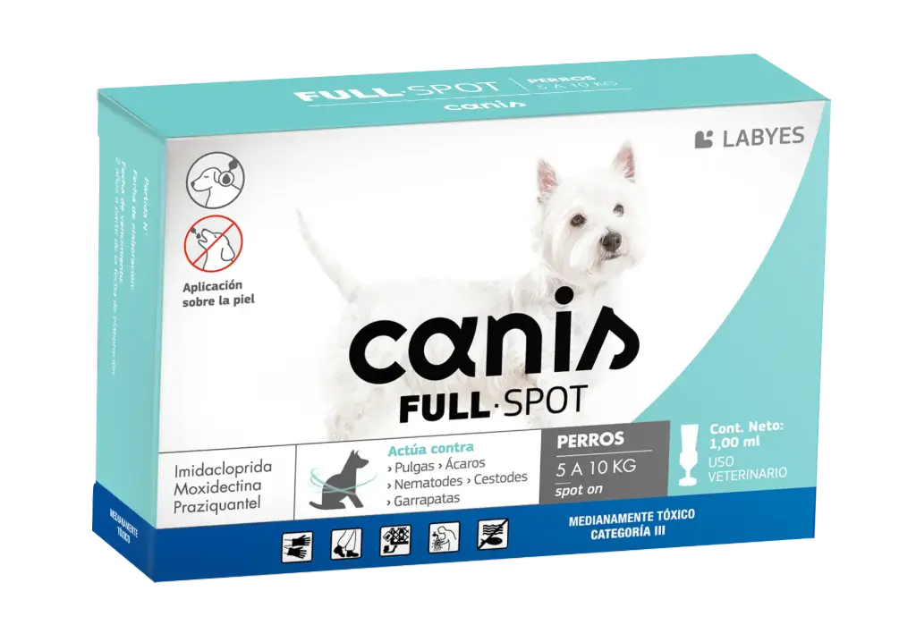 CANIS FULL SPOT 5 A 10 KG CAJA X 1 UND