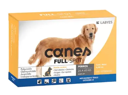 CANES FULL SPOT 26 A 40 KG CAJA X 1 UND