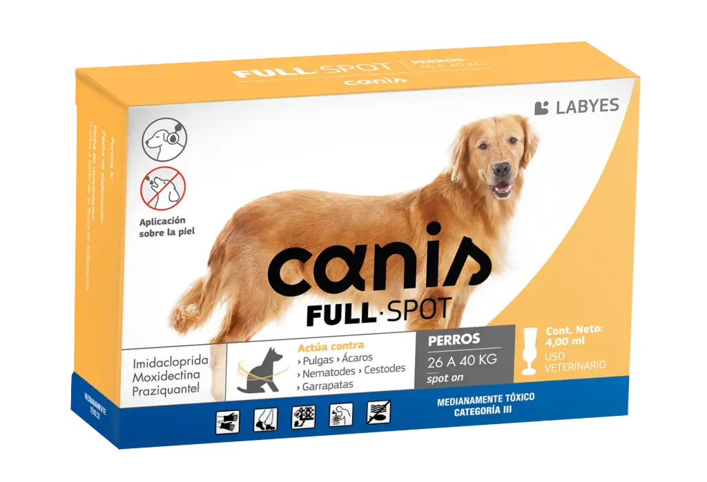 CANIS FULL SPOT 26 A 40 KG CAJA X 1 UND