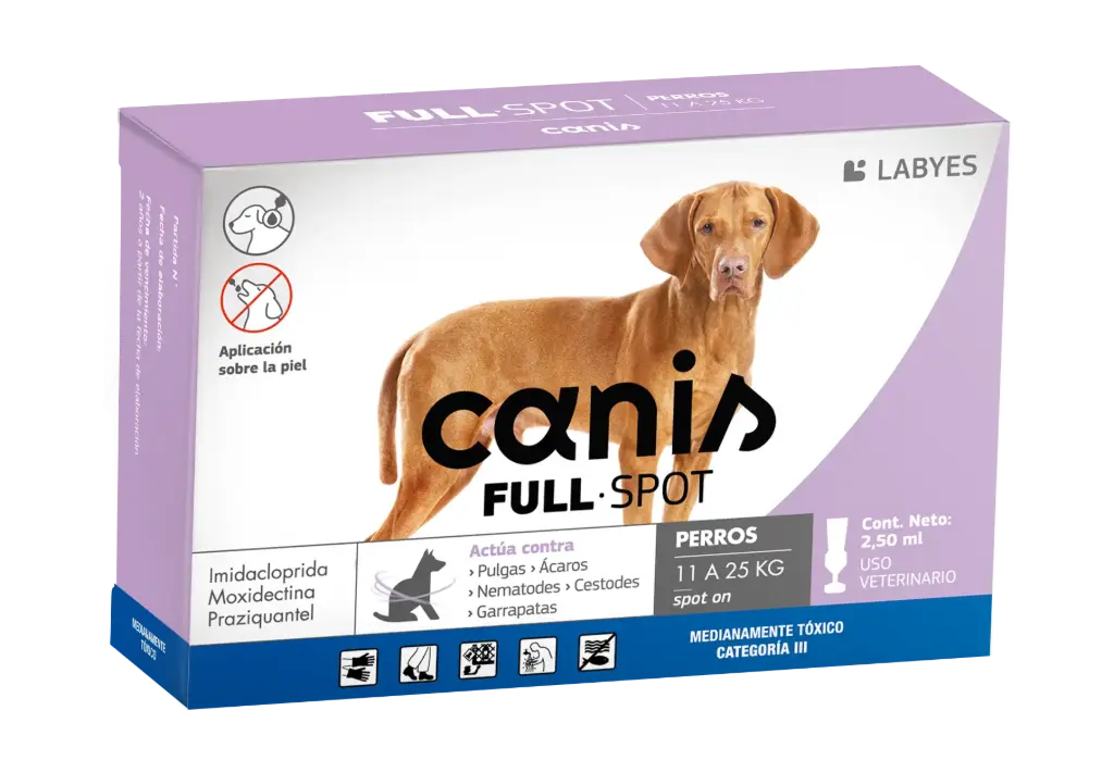 CANIS FULL SPOT 11 A 25 KG CAJA X 1 UND