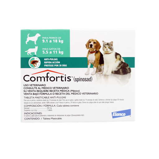 [1FA-0159] COMFORTIS 560 MG / VERDE