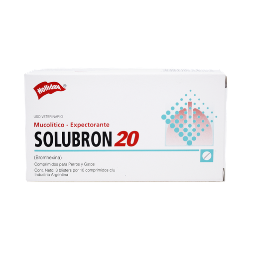 [1FA-0144] SOLUBRON 20MG - BLISTER X 10 TABLETAS