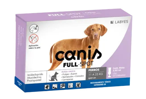 [2FA-0442] CANIS FULL SPOT 11 A 25 KG CAJA X 1 UND