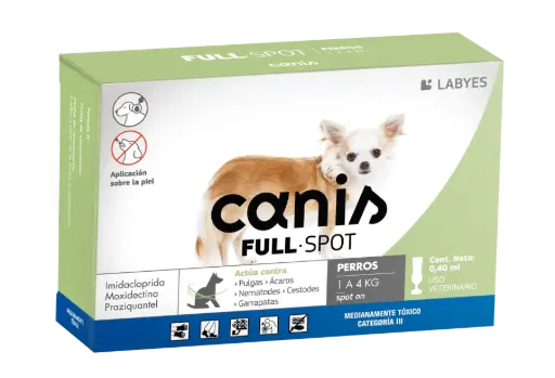 [2FA-0443] CANIS FULL SPOT 1 A 4 KG CAJA X 1 UND
