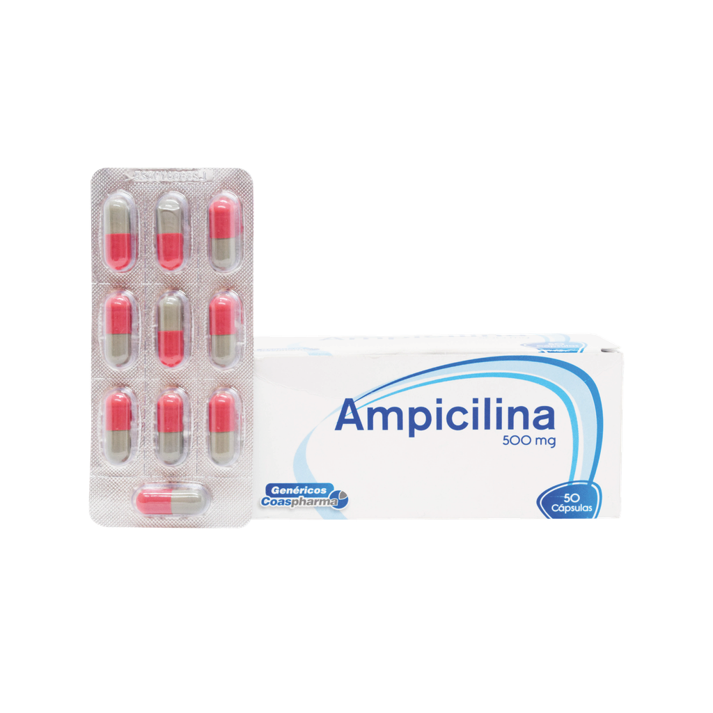 AMPICILINA 500 MG BLISTER X 10 TABLETAS