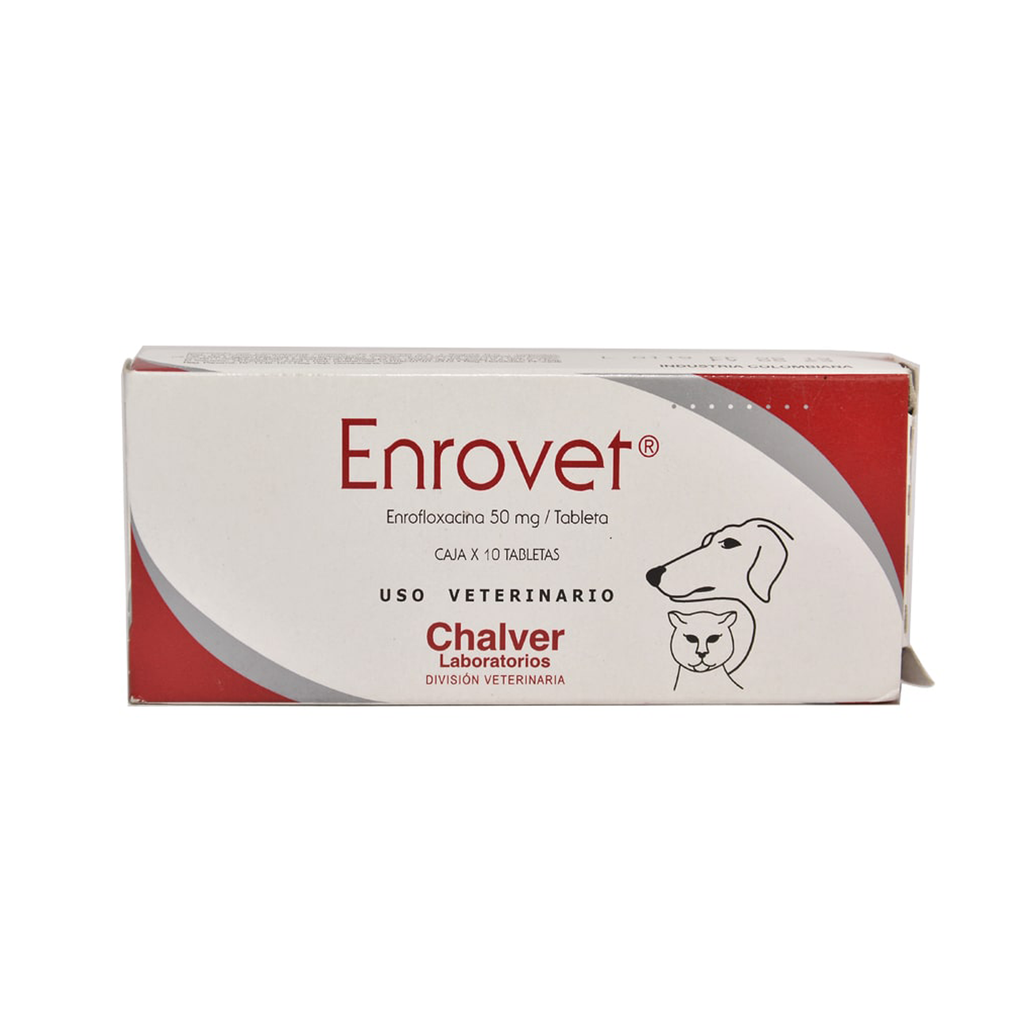 ENROVET 50 MG BLISTER X 10 TABLETAS