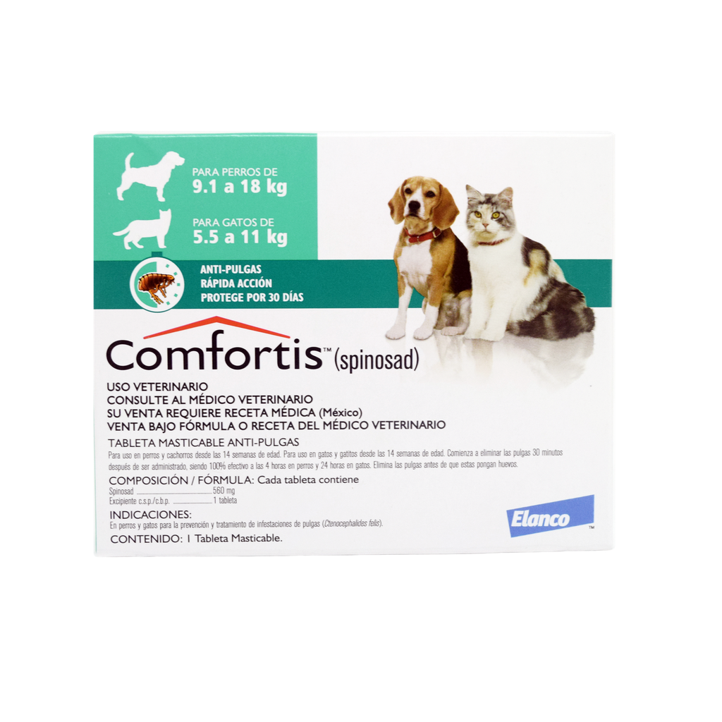 COMFORTIS 560 MG / VERDE