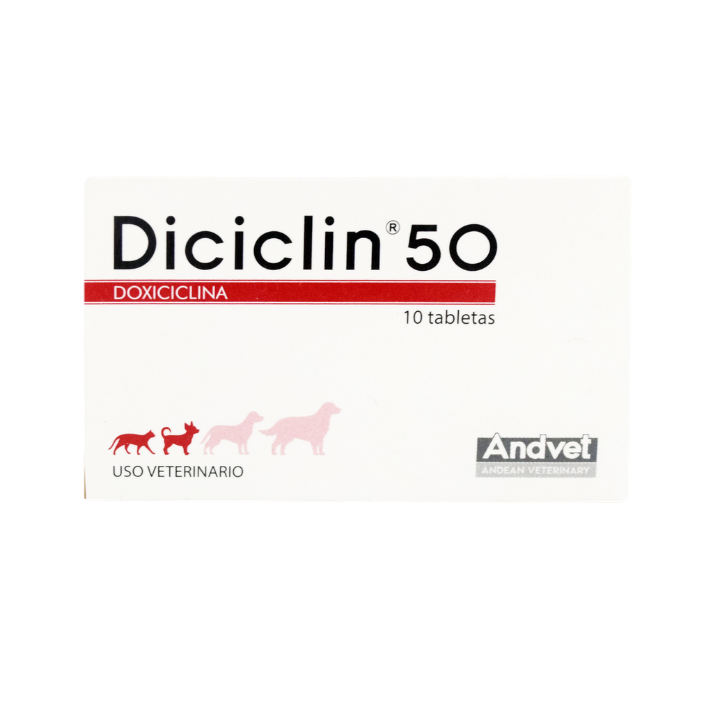 DICICLIN 50 MG X 10 TABLETAS