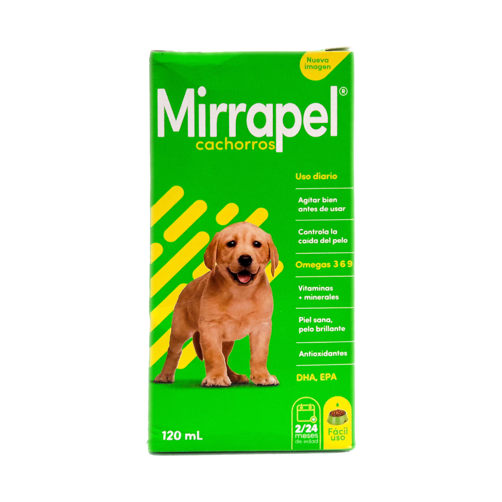 MIRRAPEL OLEOSO CACHORROS FRASCO X 120 ML