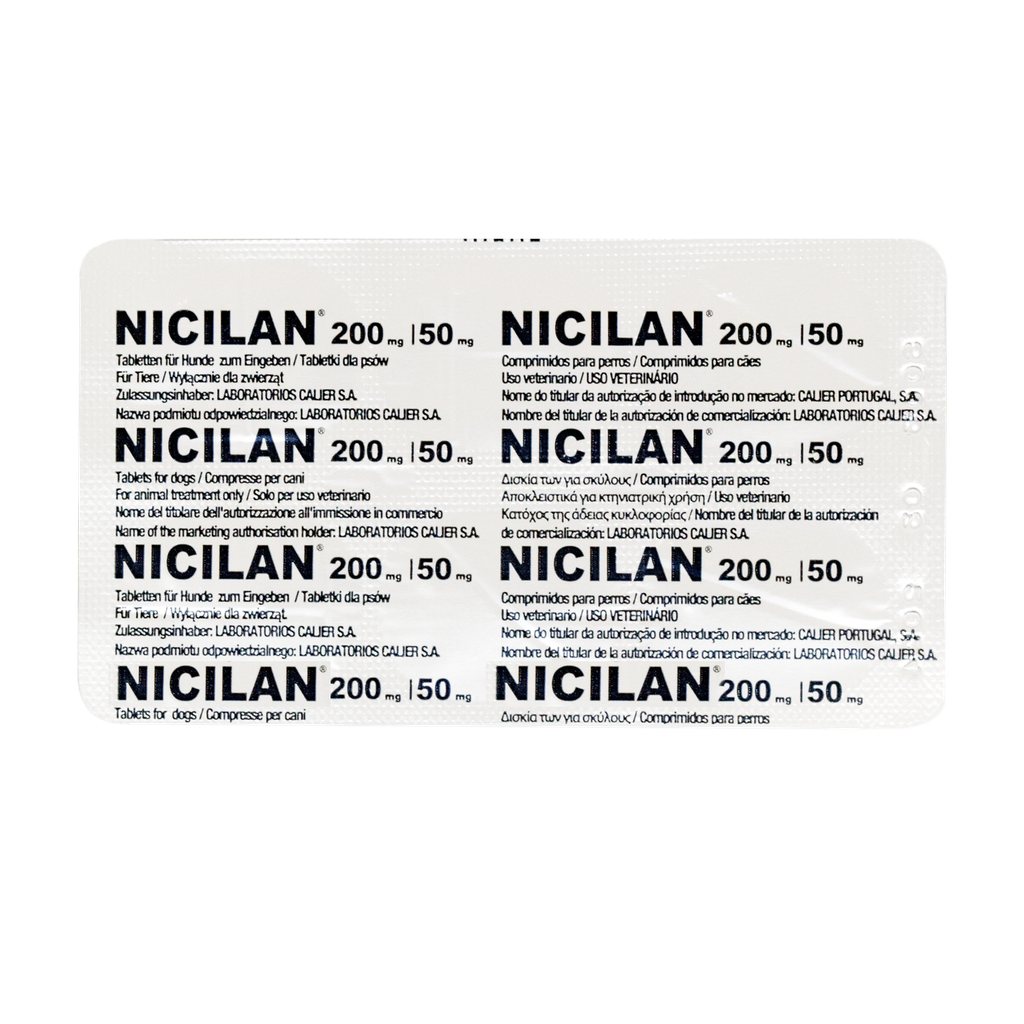 NICILAN 200/50 BLISTER X 6 TABLETAS