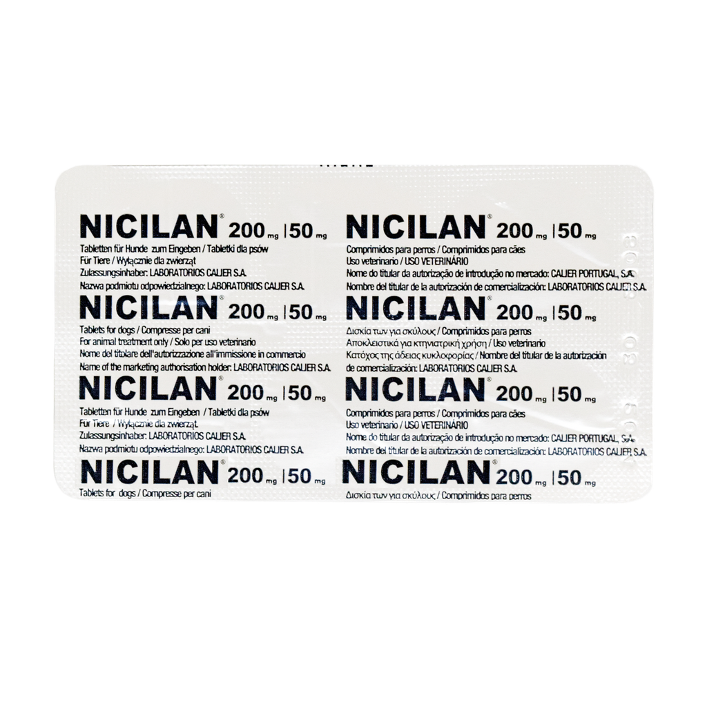 NICILAN 200/50 ORAL X 6 TABLETAS