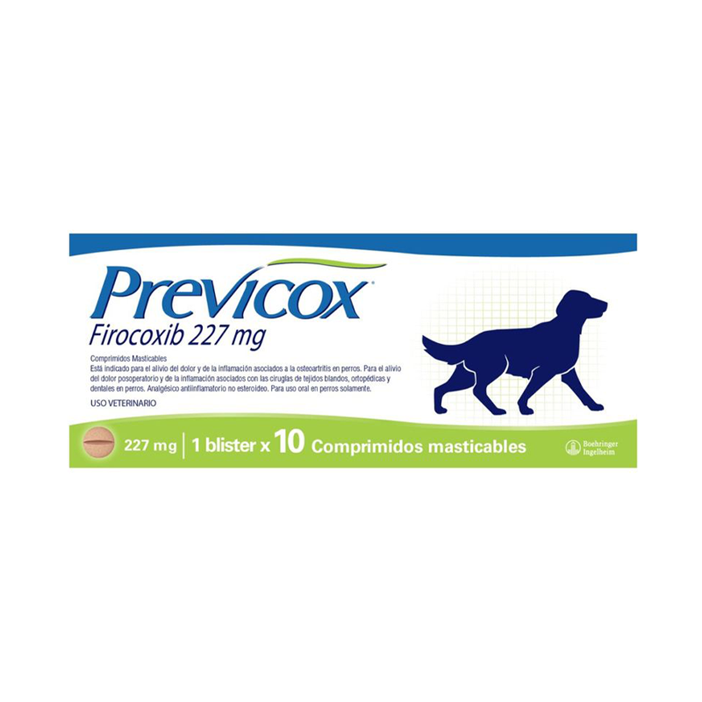 PREVICOX 227 MG X 10 TABLETAS