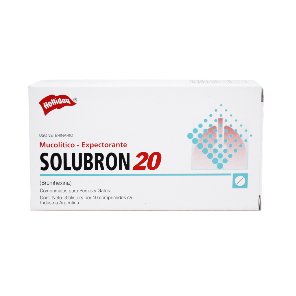 SOLUBRON 20MG - BLISTER X 10 TABLETAS