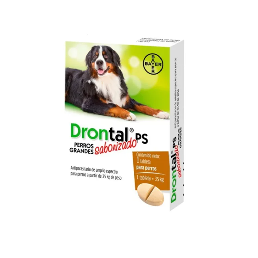 DRONTAL PERRO GRANDE CAJA X 1 TABLETA