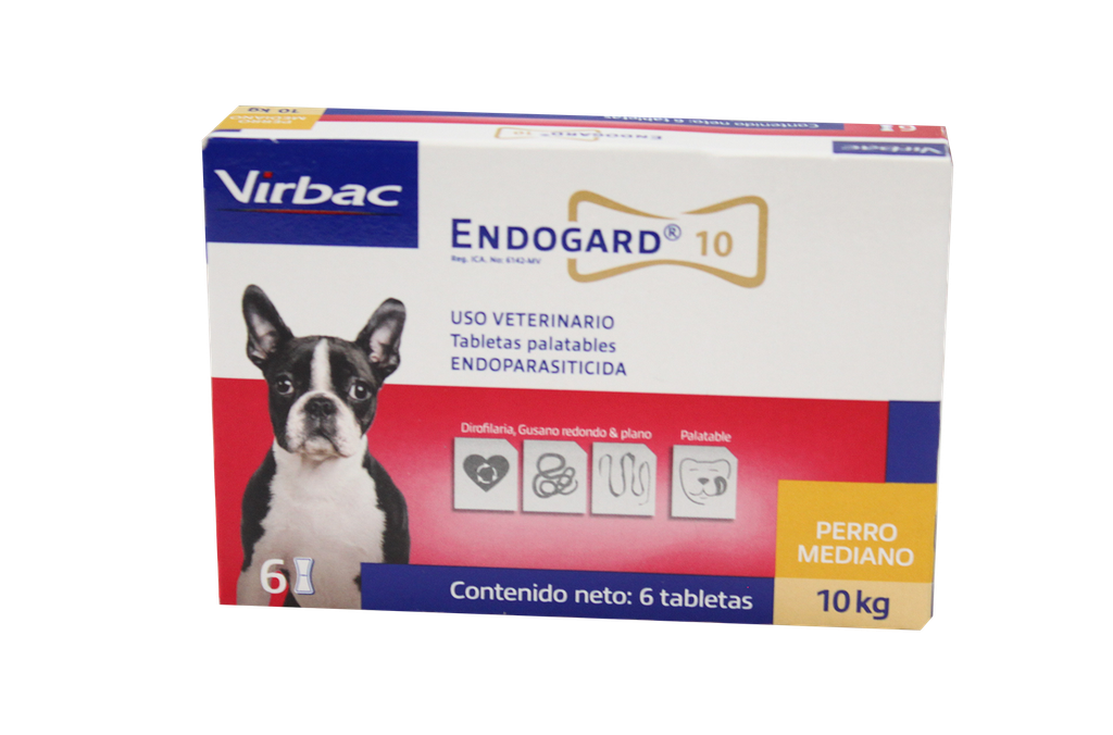 ENDOGARD 10 KG ORAL TABLETA X 6 UND