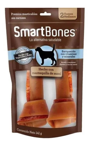 SMARTBONES PEANUT BUTTER MEDIUM X 2 UDS