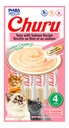 SNACK PARA GATO CREMOSO INABA CHURU ATUN CON SALMON 4 TUBOS X 56 G