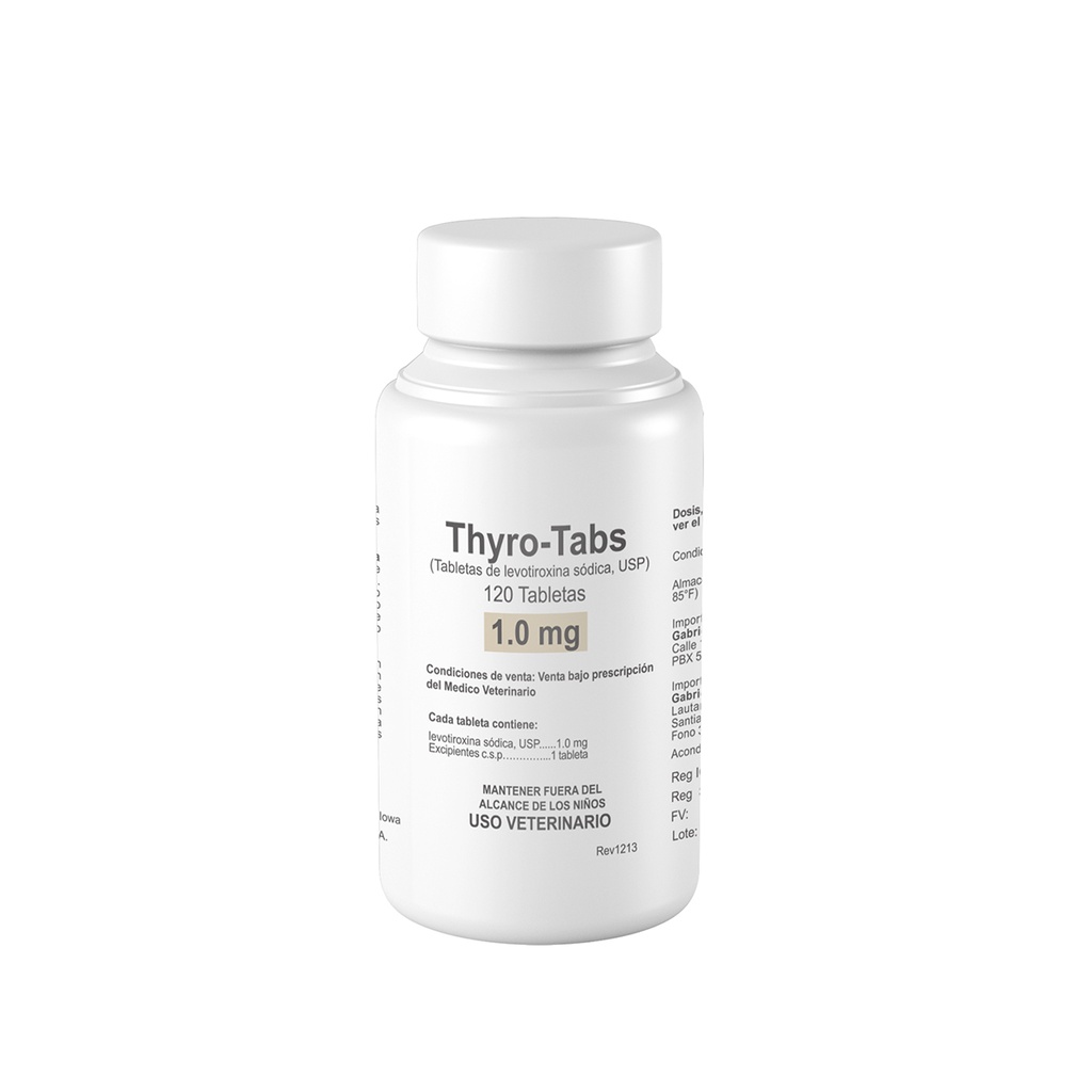 THYRO-TABS 1,0 MG X 120 TABLETAS