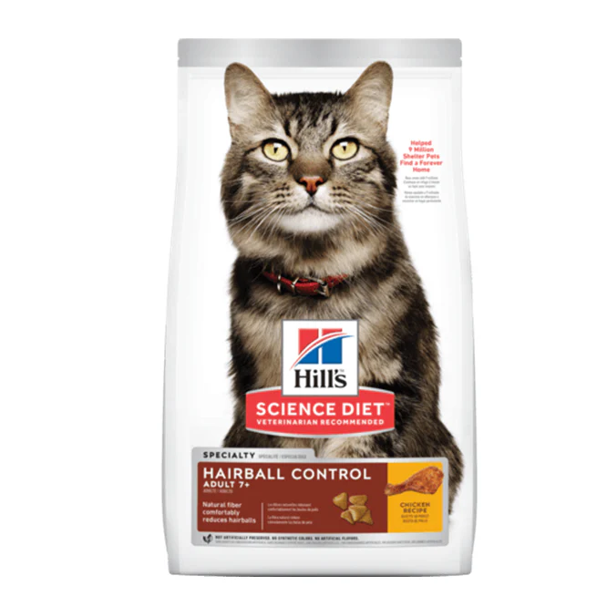 HILL'S FELINO ADULT 7+ HAIRBALL X 3,5 LB