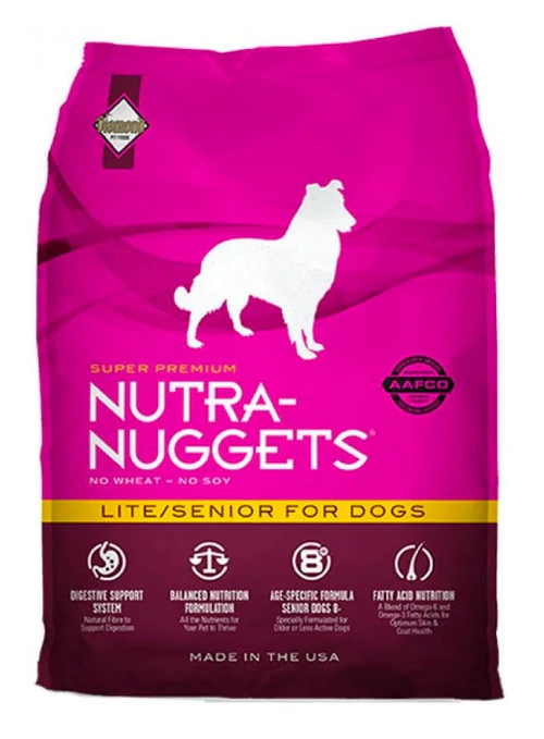 NUTRA NUGGETS LITE SEÑIOR 3 KG