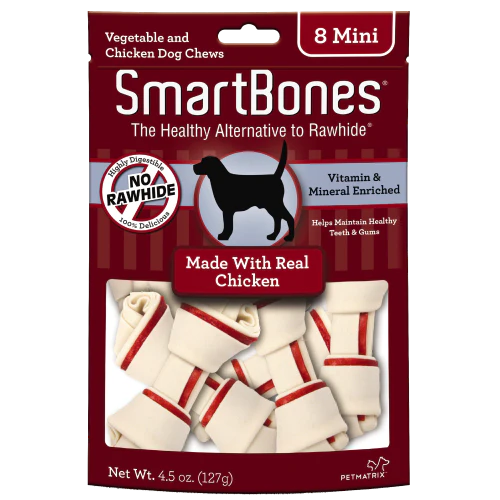 SMARTBONES CHICKEN MINI X 8 UDS