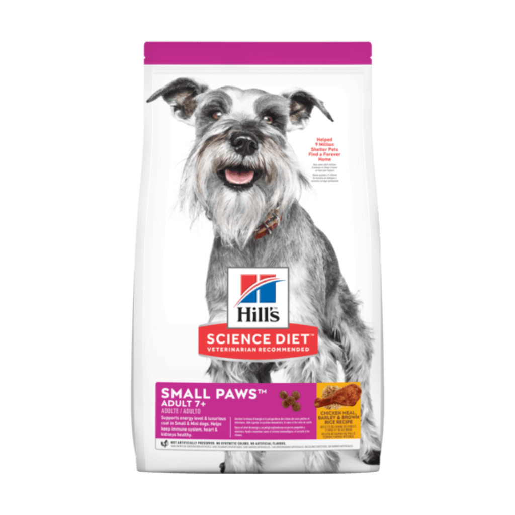 HILL'S CANINO ADULT 7+ SMALL PAWS X 4,5 LB