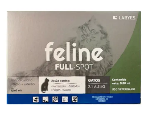 FELINE FULL SPOT 2 A 5 KG CAJA X 1 UND
