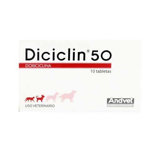 [1FA-0171] DICICLIN 50 MG X 10 TABLETAS