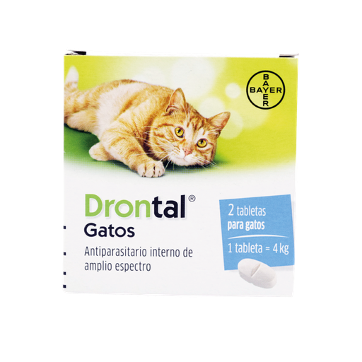 [1DE-0008] DRONTAL GATO CAJA X 2 TABLETAS