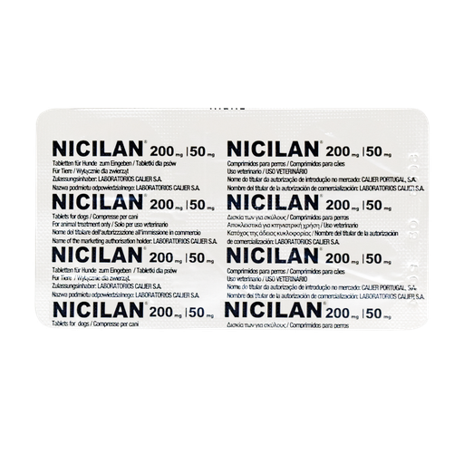 [1FA-0122] NICILAN 200/50 BLISTER X 6 TABLETAS