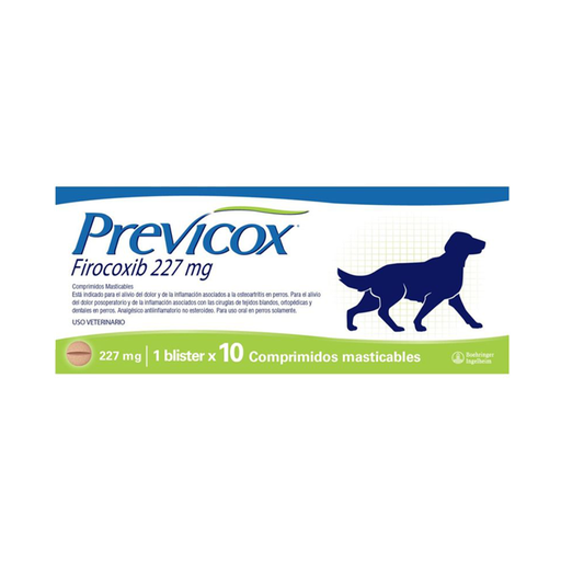 [1FA-0213] PREVICOX 227 MG X 10 TABLETAS