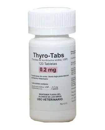[1FA-0298] THYRO-TABS 0,2 MG FRASCO X 120 TABLETAS