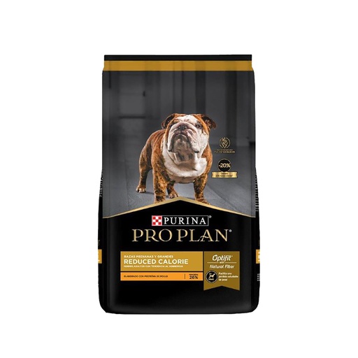 [1AL-0271] PRO PLAN REDUCED CALORIE DOG RAZA MEDIANA Y GRANDE X 3 KG